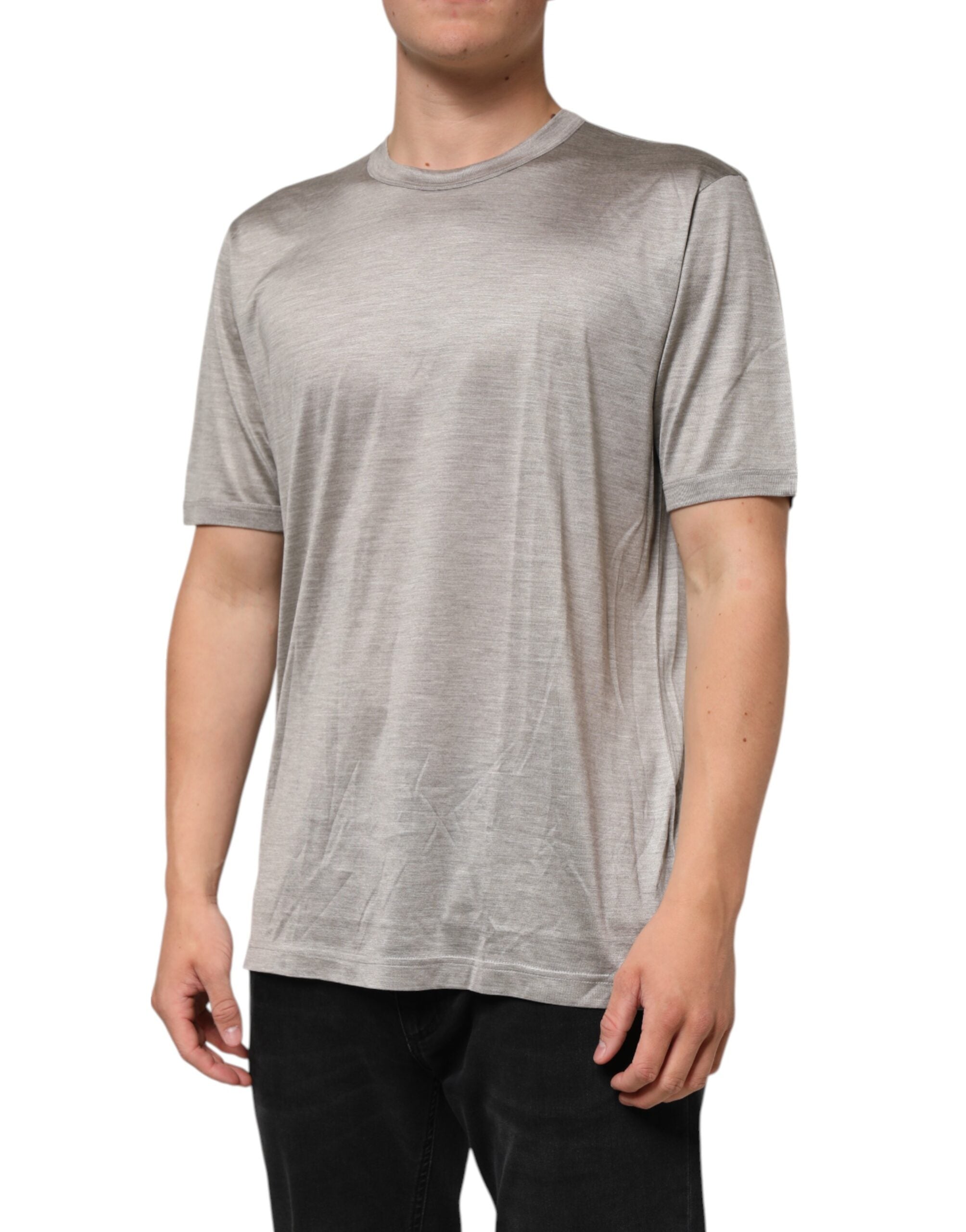 Beige Hazelnut Cotton Shortsleeve Shirt T-shirt - ventzia