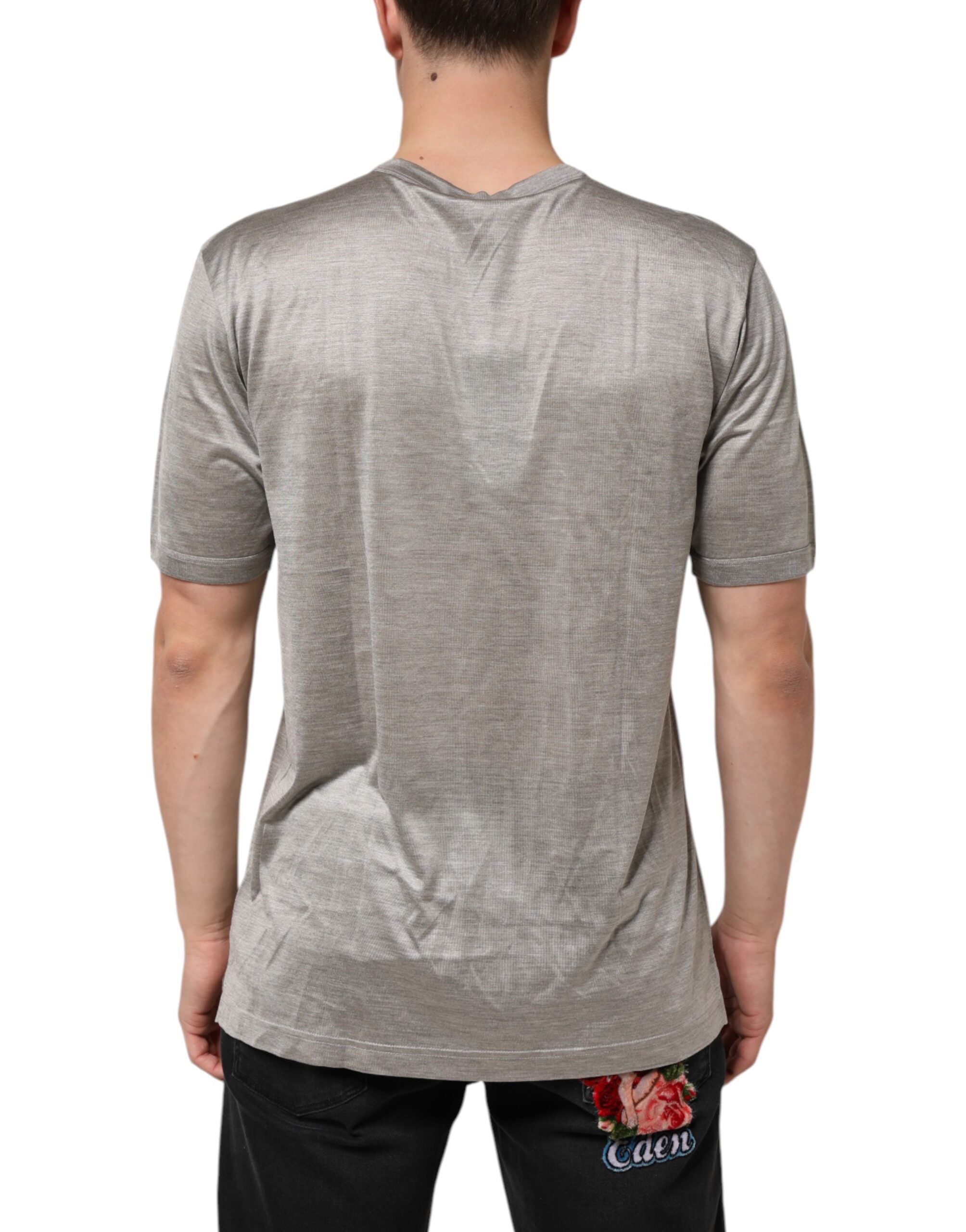 Beige Hazelnut Cotton Shortsleeve Shirt T-shirt - ventzia
