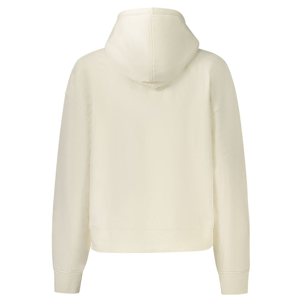 White Cotton Women Sweater - ventzia