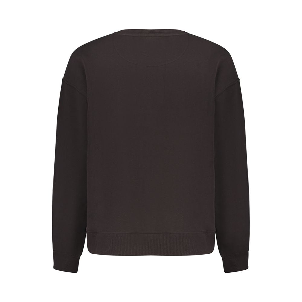 Black Cotton Women Sweater - ventzia