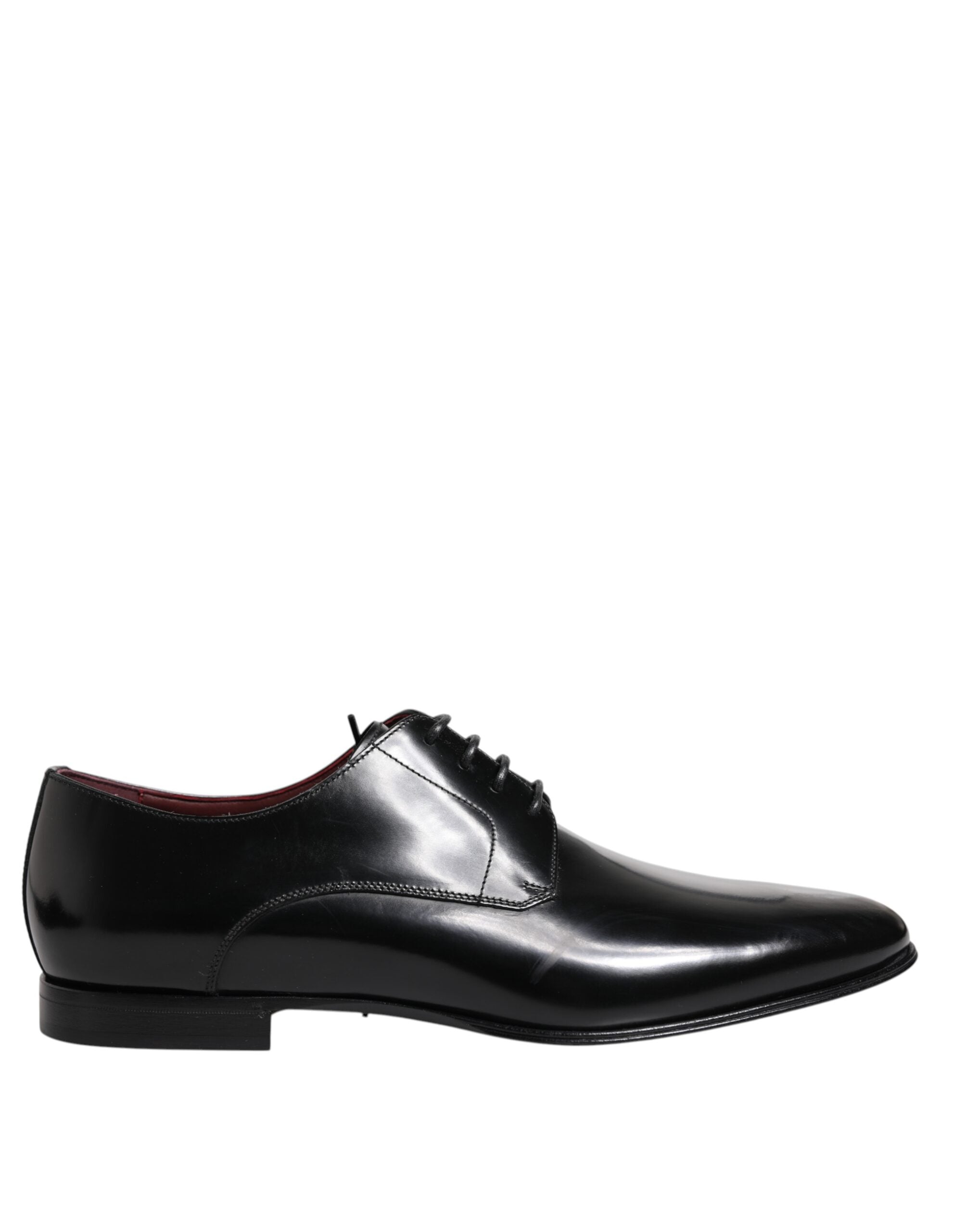 Men Dress Black Calfskin Leather Derby Shoes - ventzia