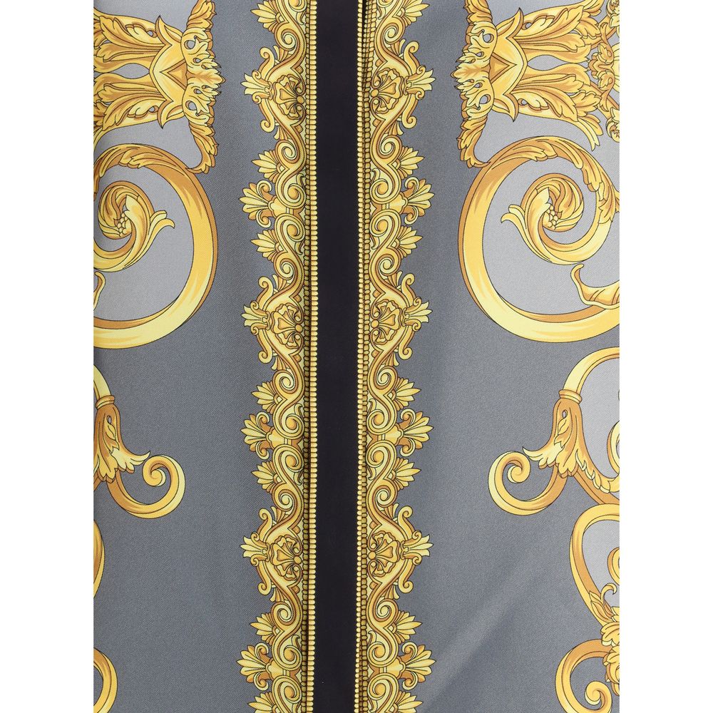 Silk Cheetah Foulard Shirt - ventzia