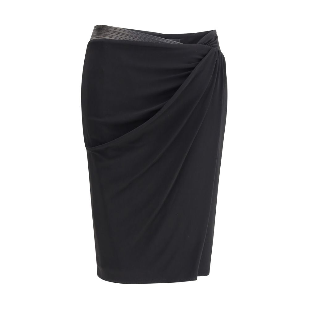 Draped jersey Skirt - ventzia
