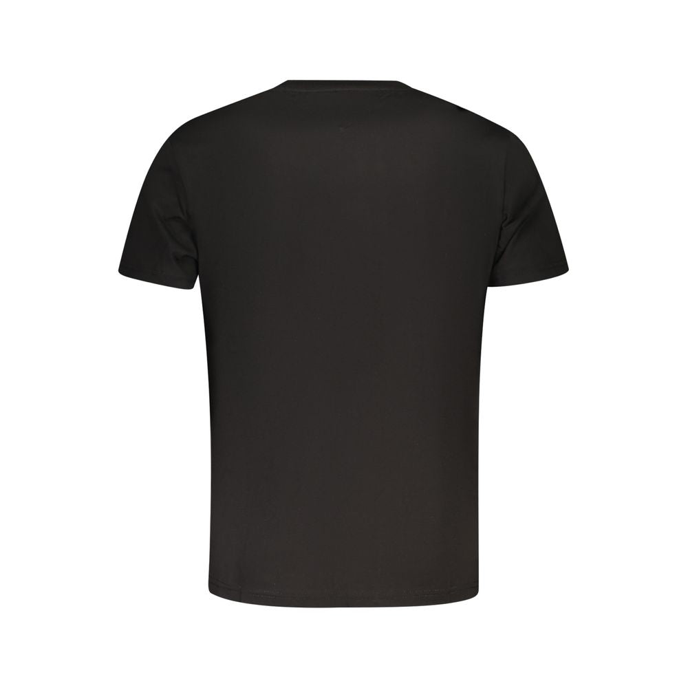 Black Cotton Men's T-Shirt - ventzia