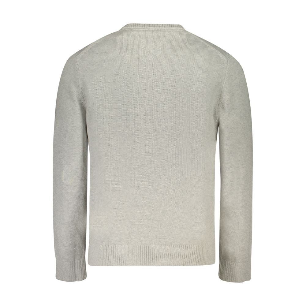 Gray Cotton Men Sweater - ventzia