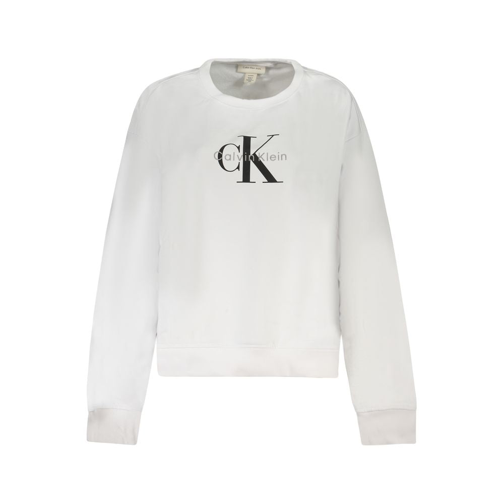 White Cotton Women Sweater - ventzia