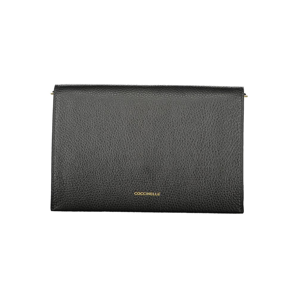 Black Leather Women Handbag - ventzia