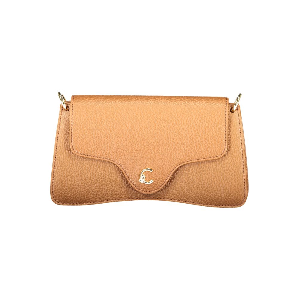 Brown Leather Women Handbag - ventzia