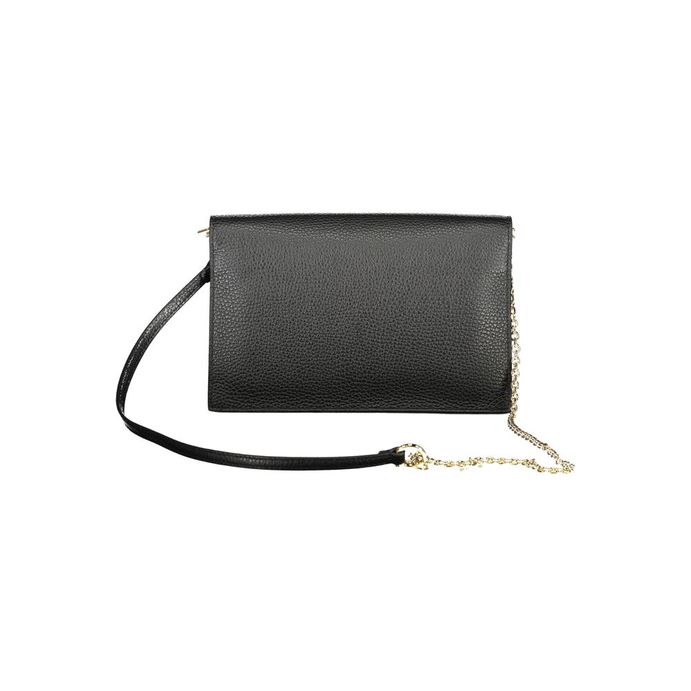 Black Leather Women Handbag - ventzia