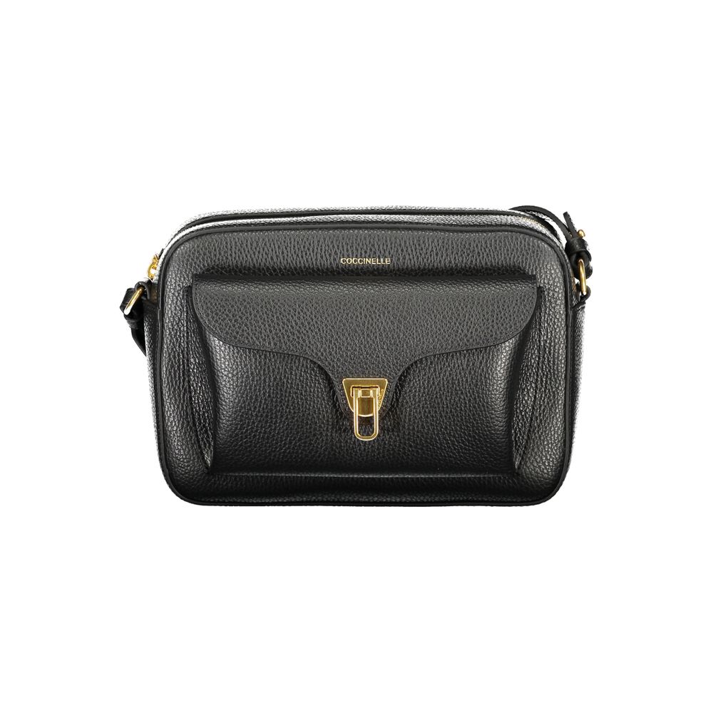 Black Leather Women Handbag - ventzia