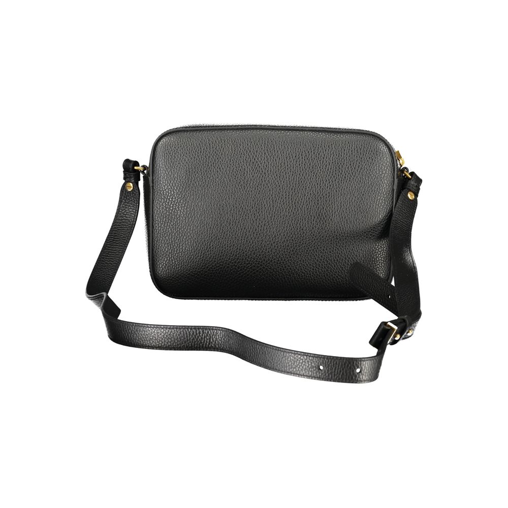Black Leather Women Handbag - ventzia