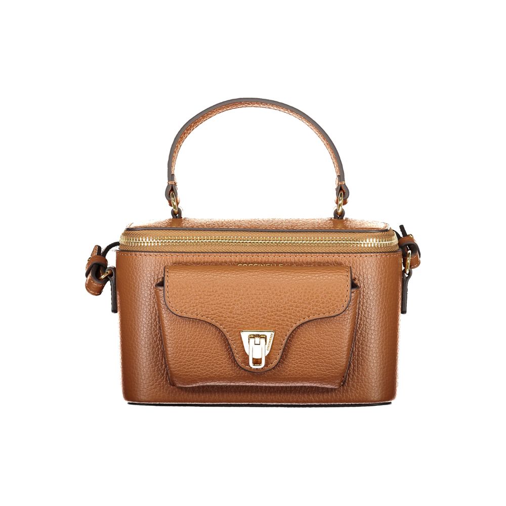 Brown Leather Women Handbag - ventzia