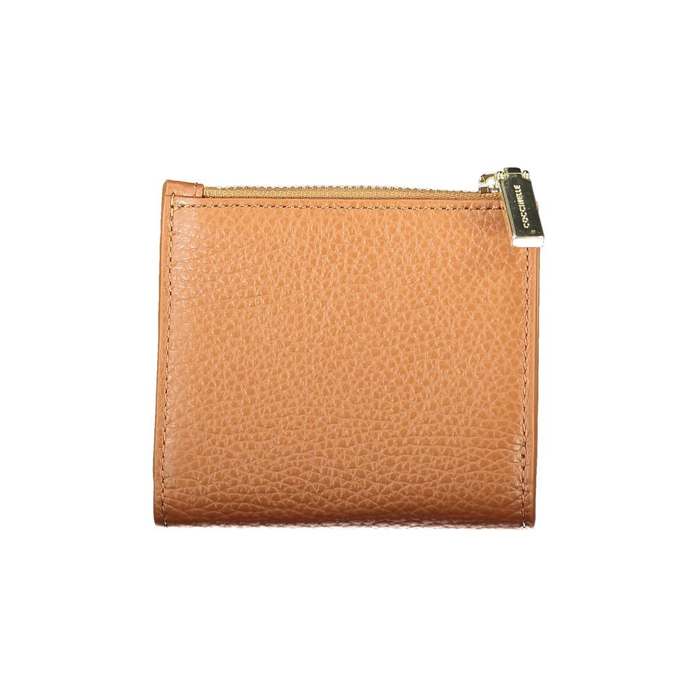 Brown Leather Women Wallet - ventzia