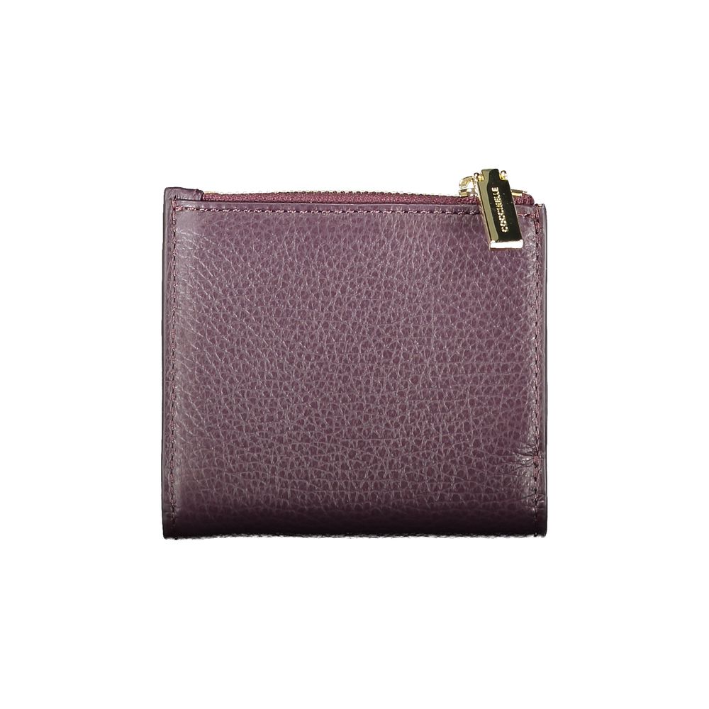 Purple Leather Women Wallet - ventzia