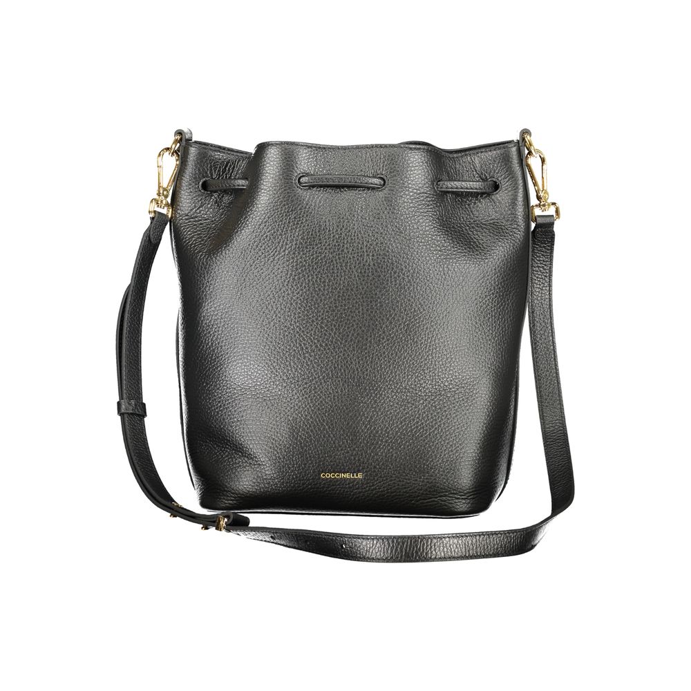 Black Leather Women Handbag - ventzia