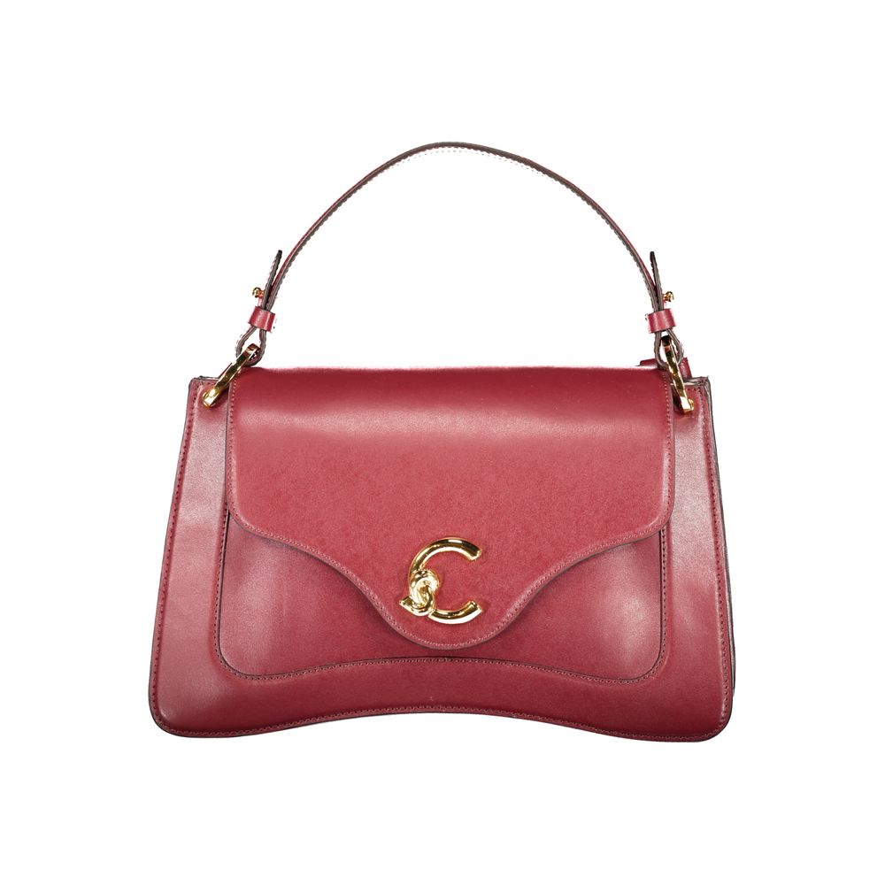 Purple Leather Women Handbag - ventzia