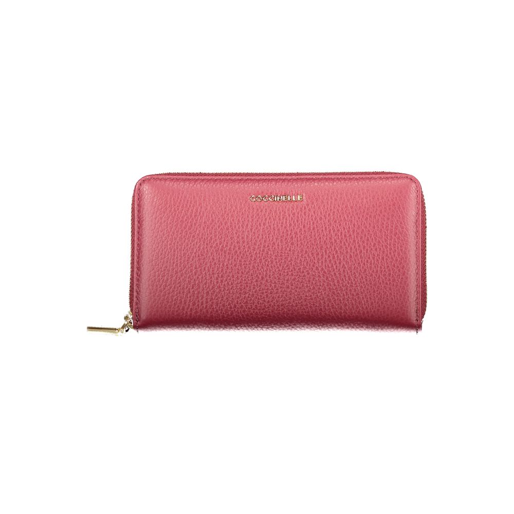 Purple Leather Women Wallet - ventzia