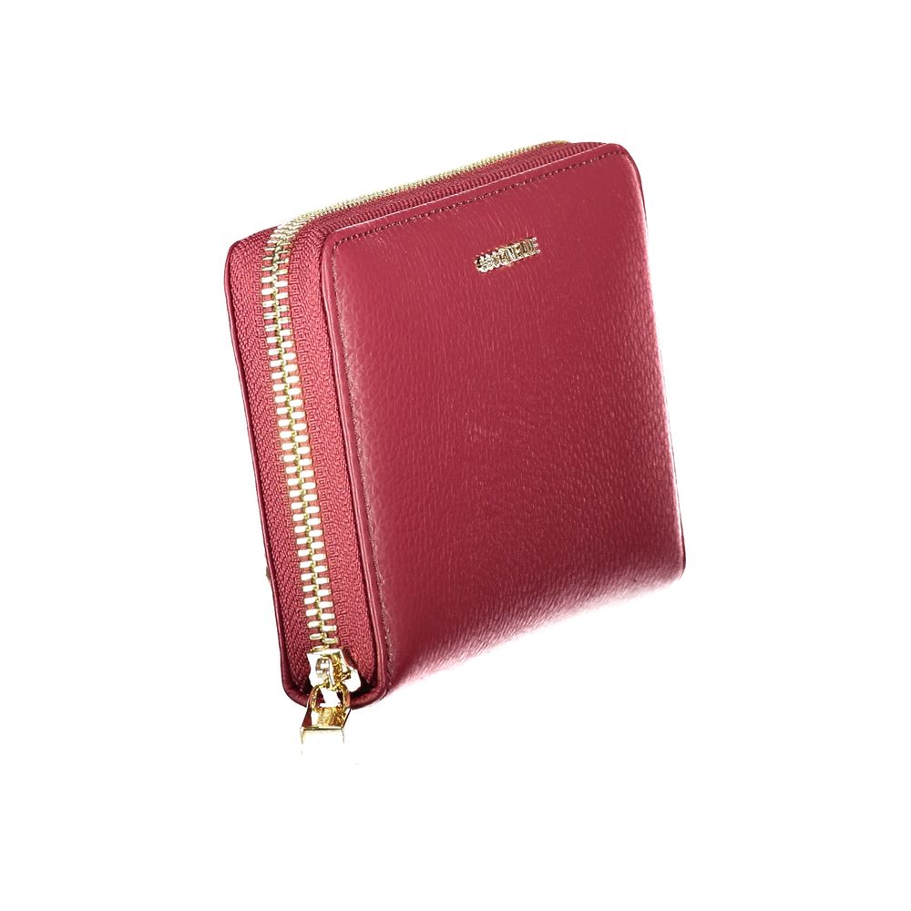 Purple Leather Women Wallet - ventzia