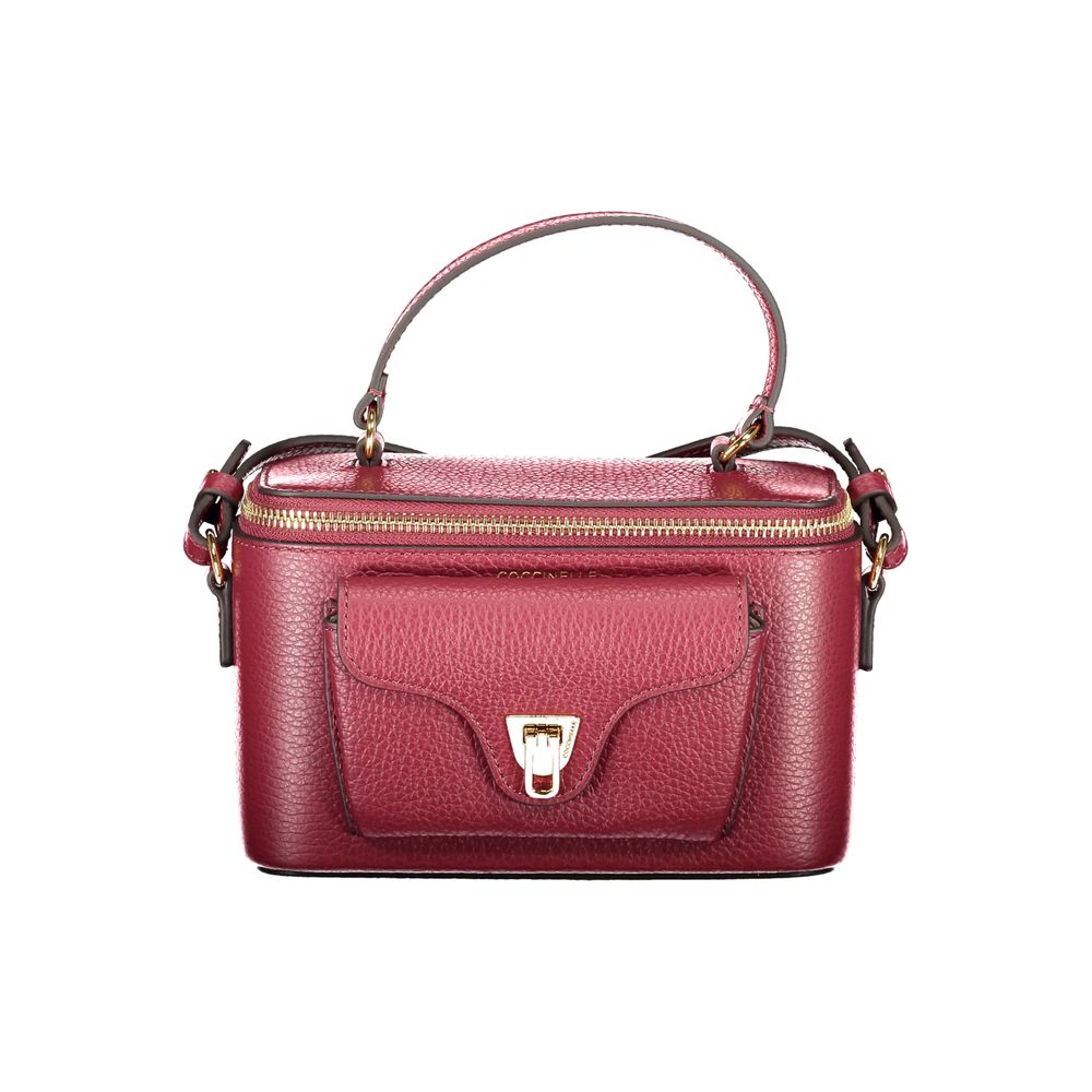 Purple Leather Women Handbag - ventzia