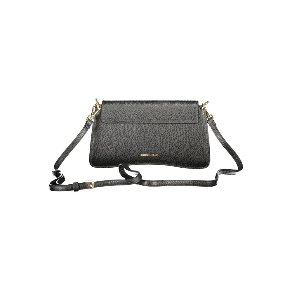 Black Leather Women Handbag - ventzia