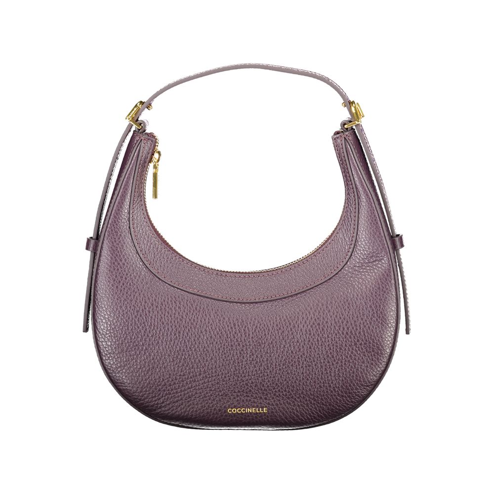 Purple Leather Women Handbag - ventzia