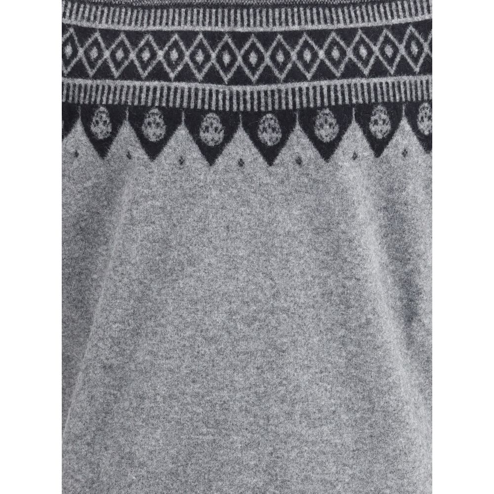 Gray Wool Sweatshirt - ventzia