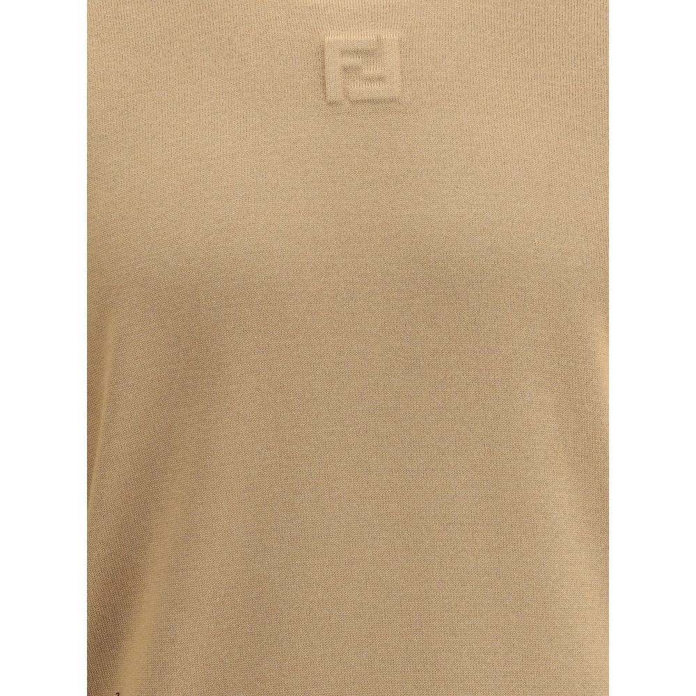 Beige Fleece Wool Sweatshirt - ventzia
