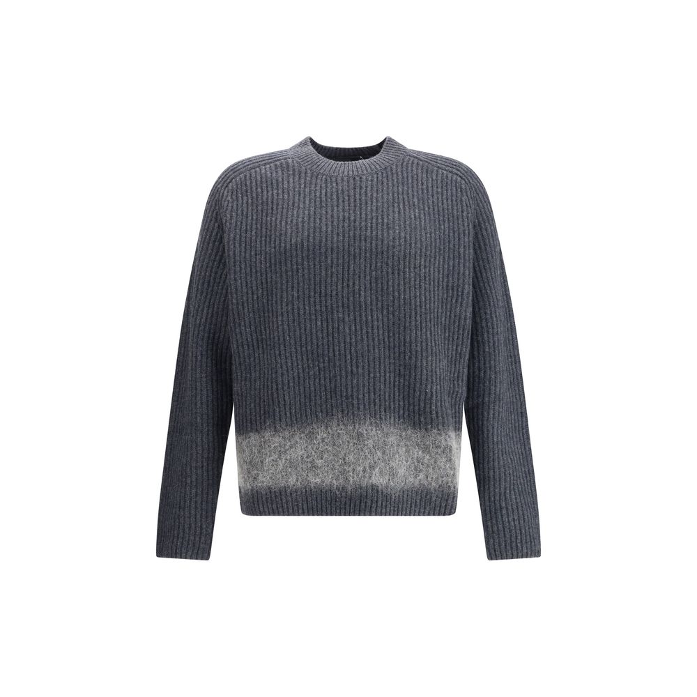 Gray Wool Sweatshirt - ventzia