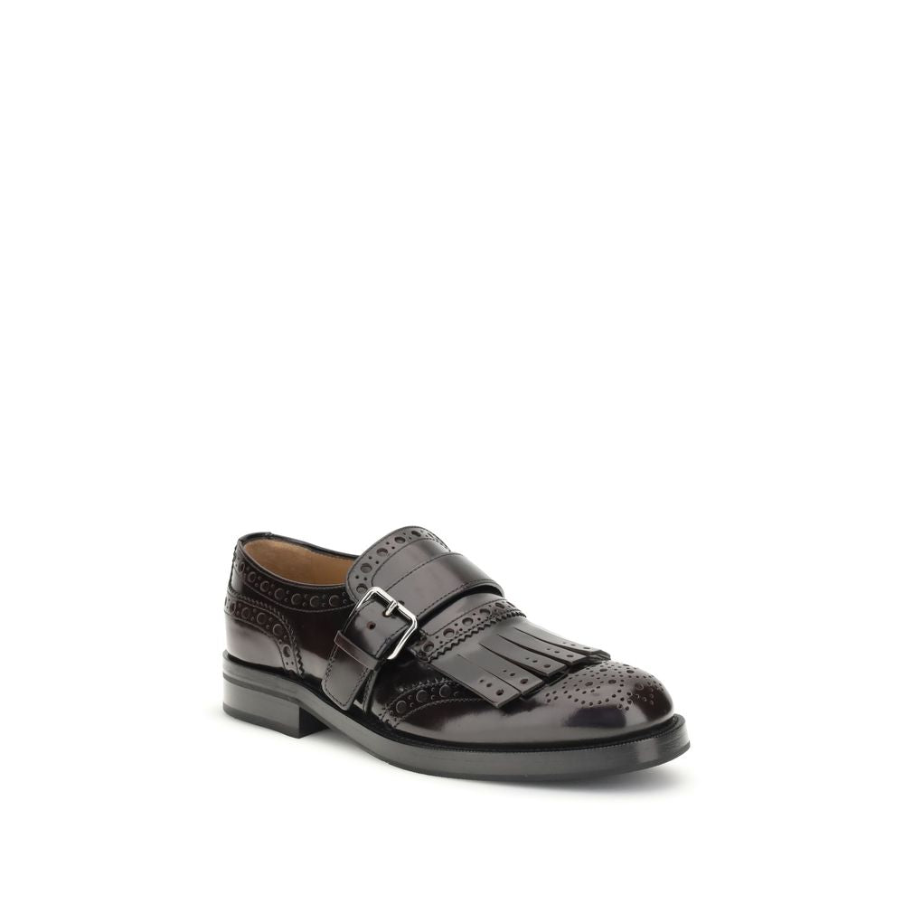 Bordeaux Leather Oxfords And Derbies - ventzia
