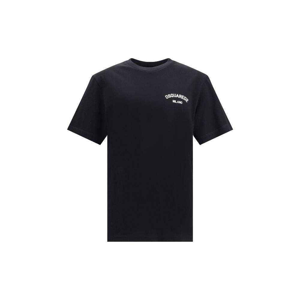 Black Cotton T-Shirt - ventzia