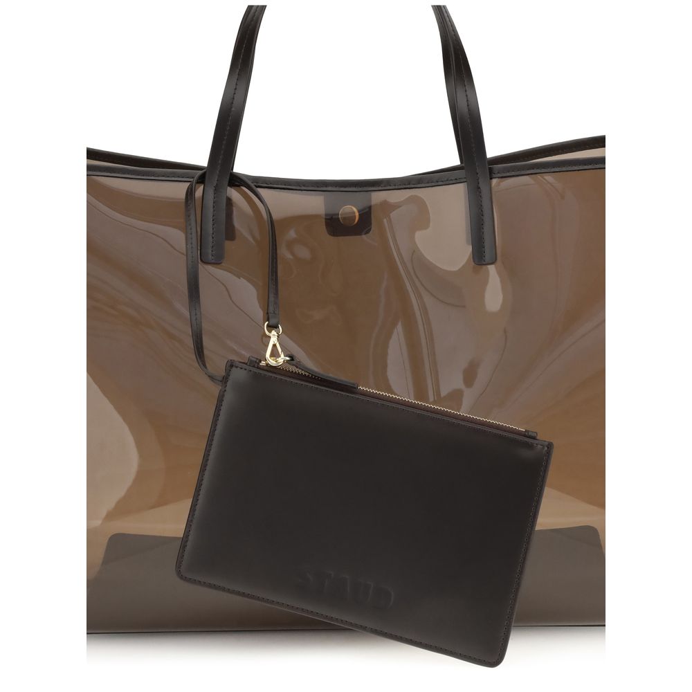 Brown Pvc Handbag - ventzia