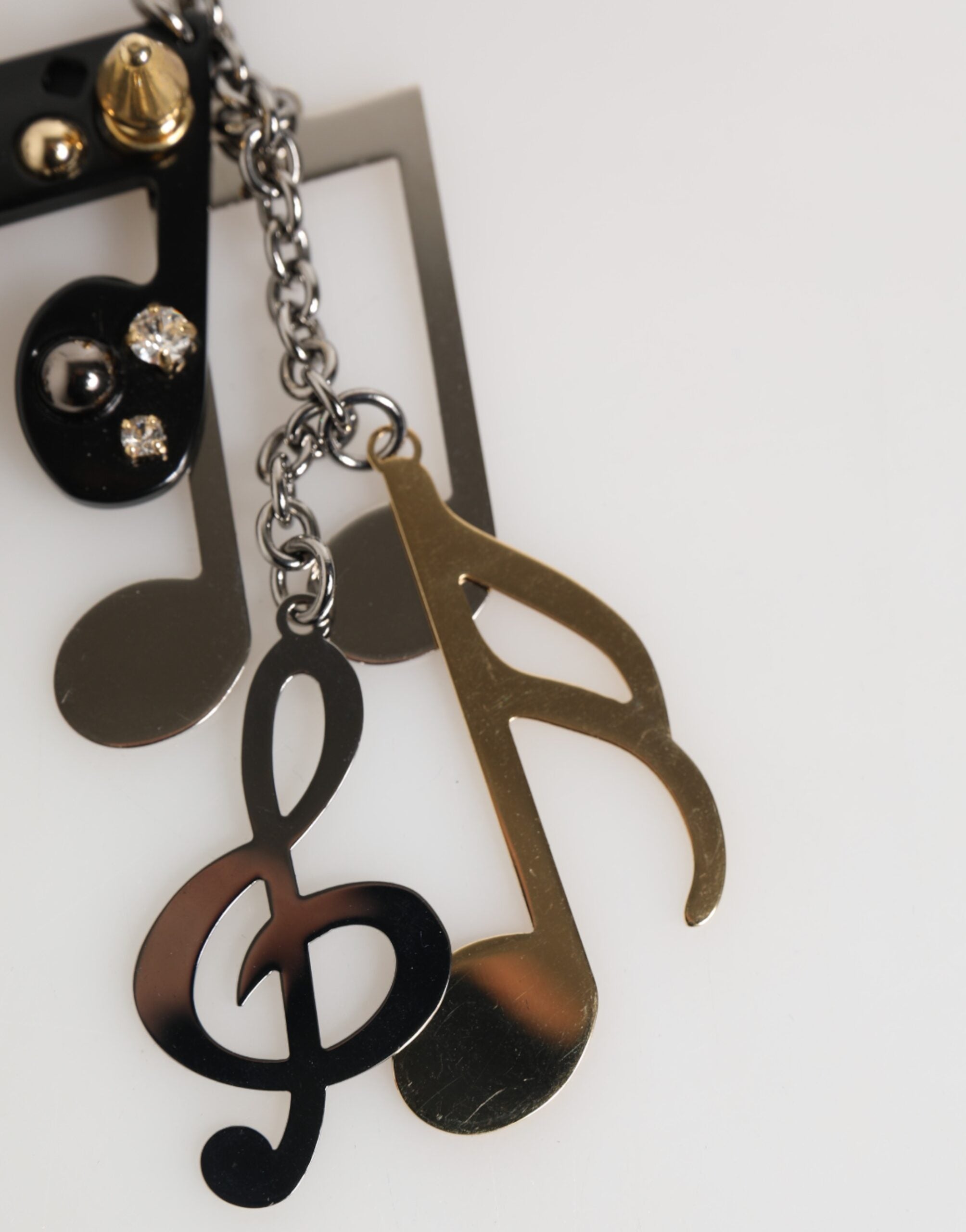 Silver Musical Note Key Holder Keychain Bag Charm Keyring - ventzia