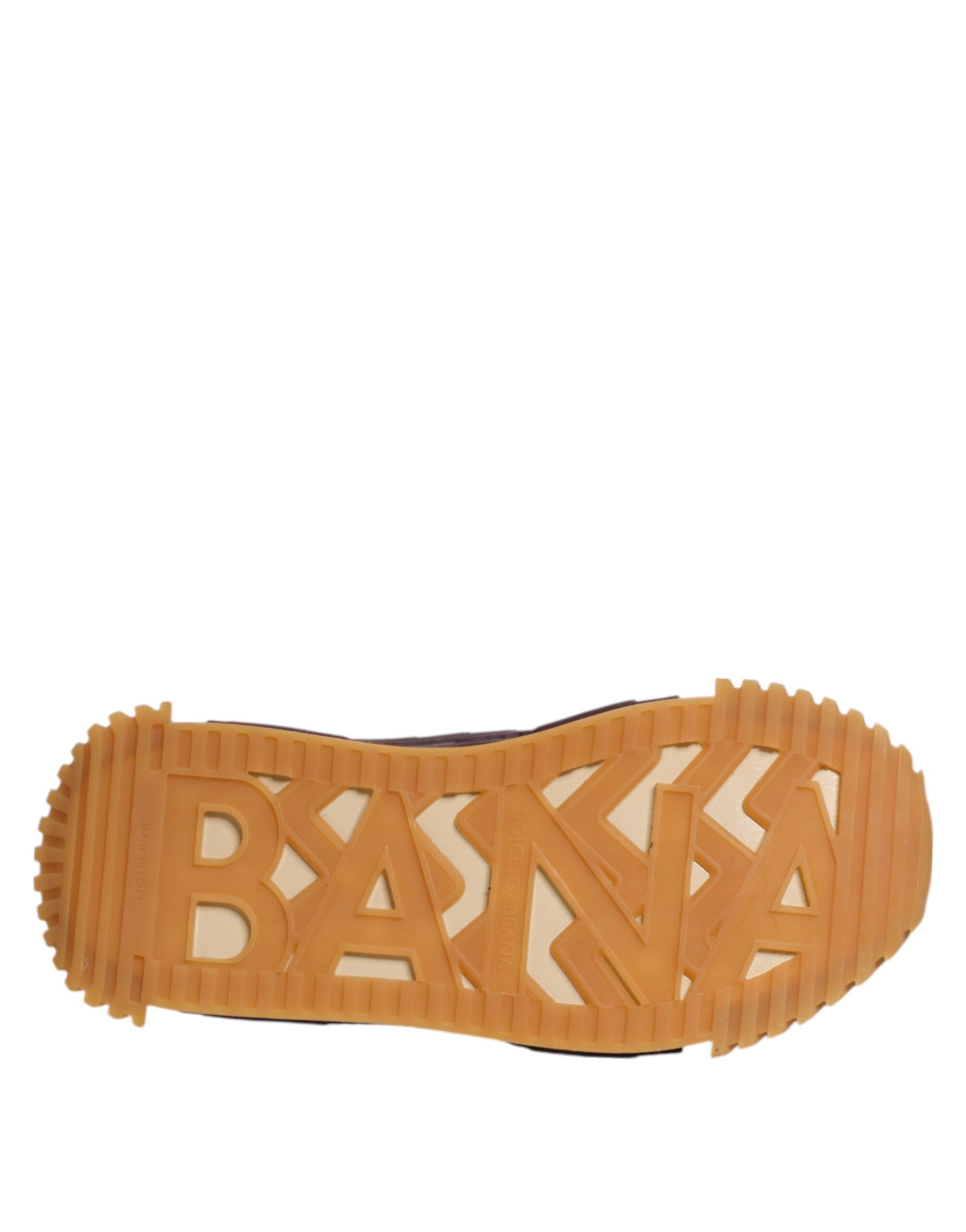 Beige Neoprene DG Logo NS1 Lace Sneakers Shoes - ventzia