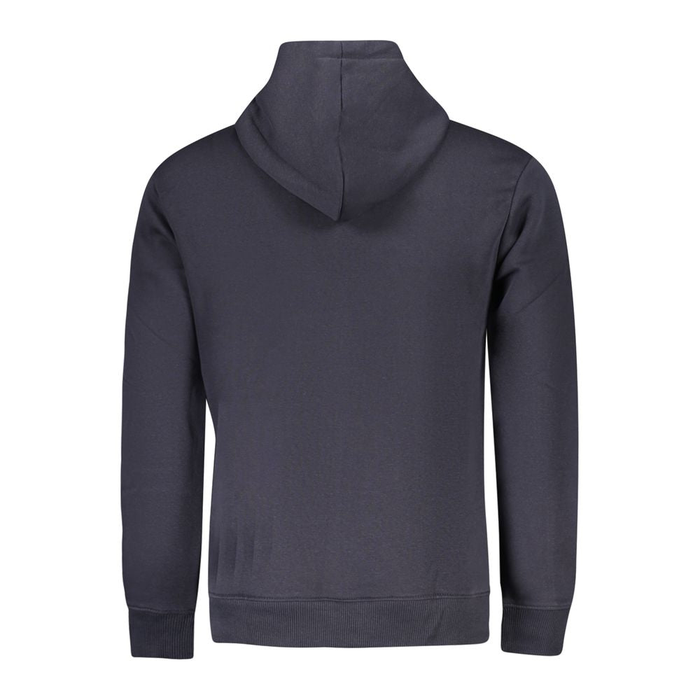 Blue Cotton Men Sweater - ventzia