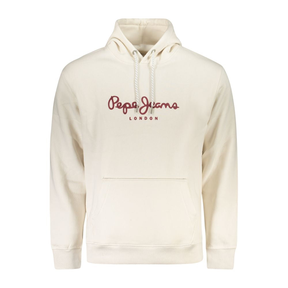 White Cotton Men Sweater - ventzia