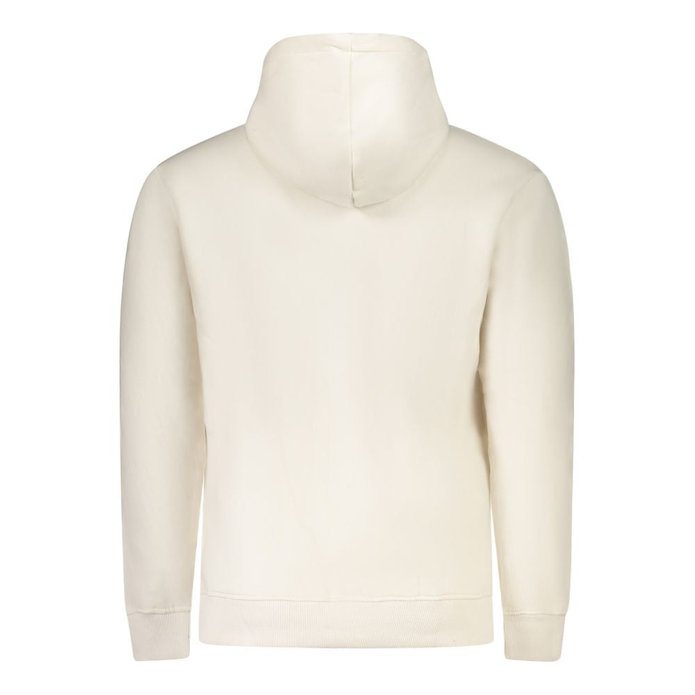 White Cotton Men Sweater - ventzia