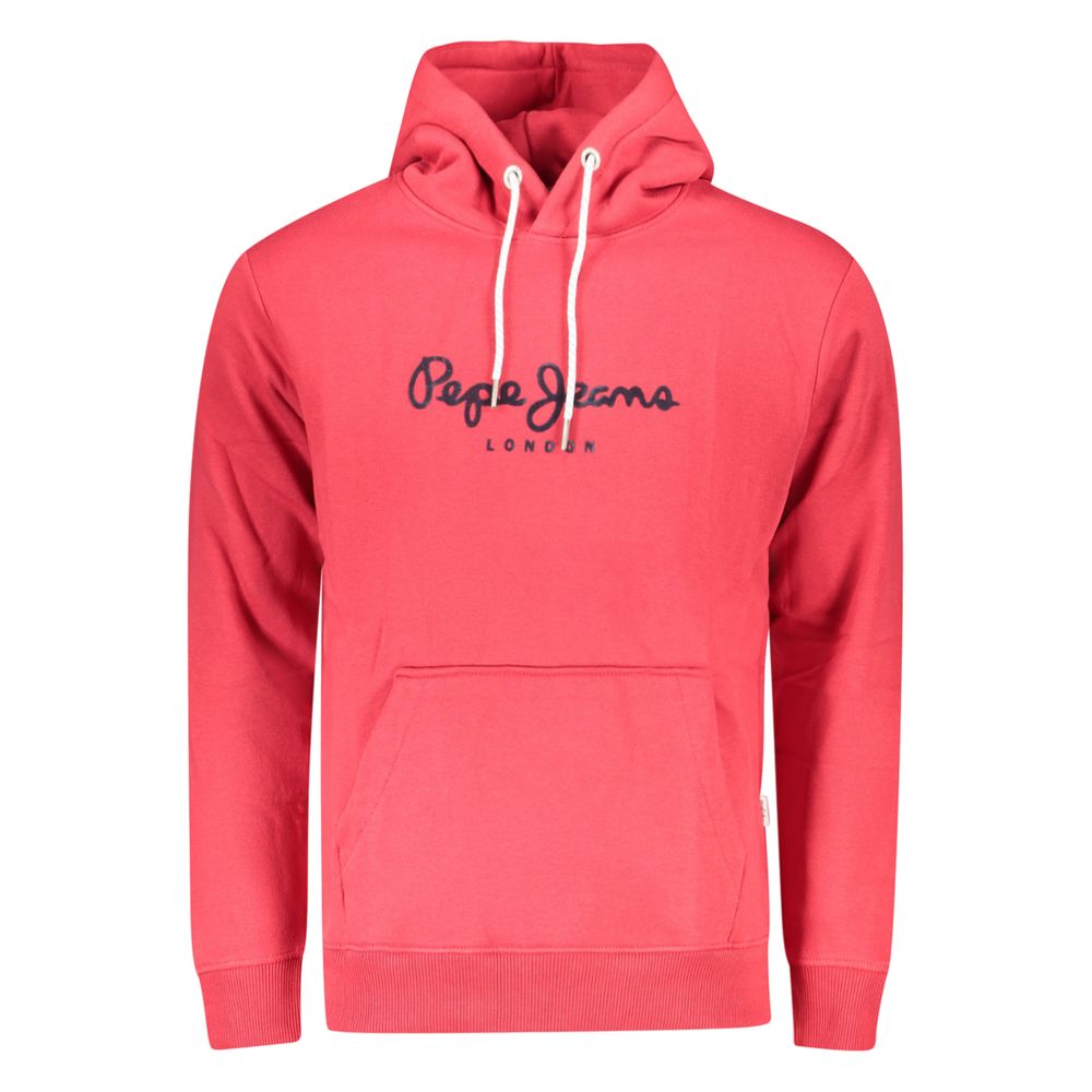 Red Cotton Men Sweater - ventzia