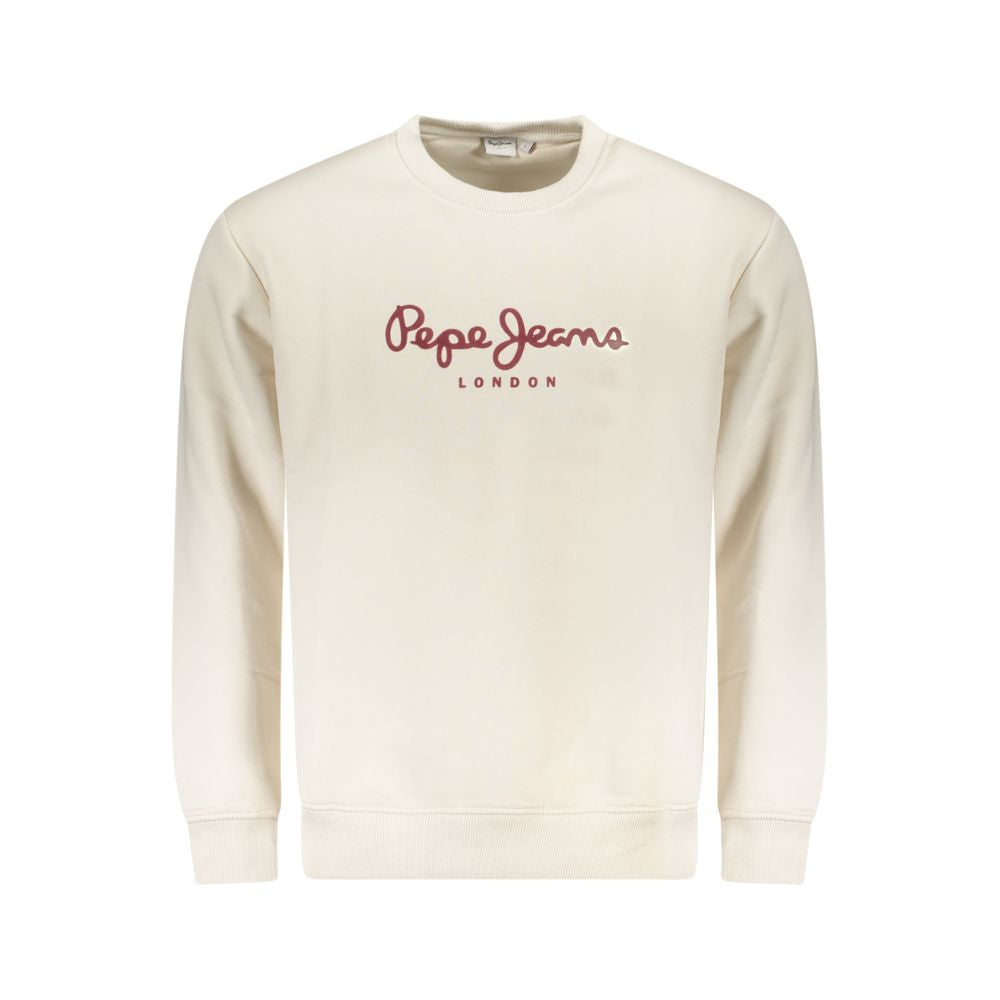 White Cotton Men Sweater - ventzia