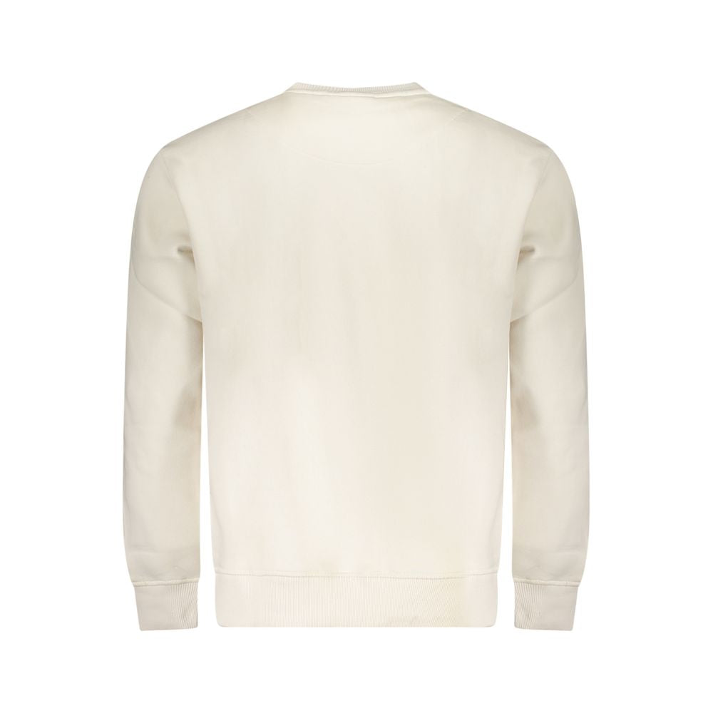 White Cotton Men Sweater - ventzia