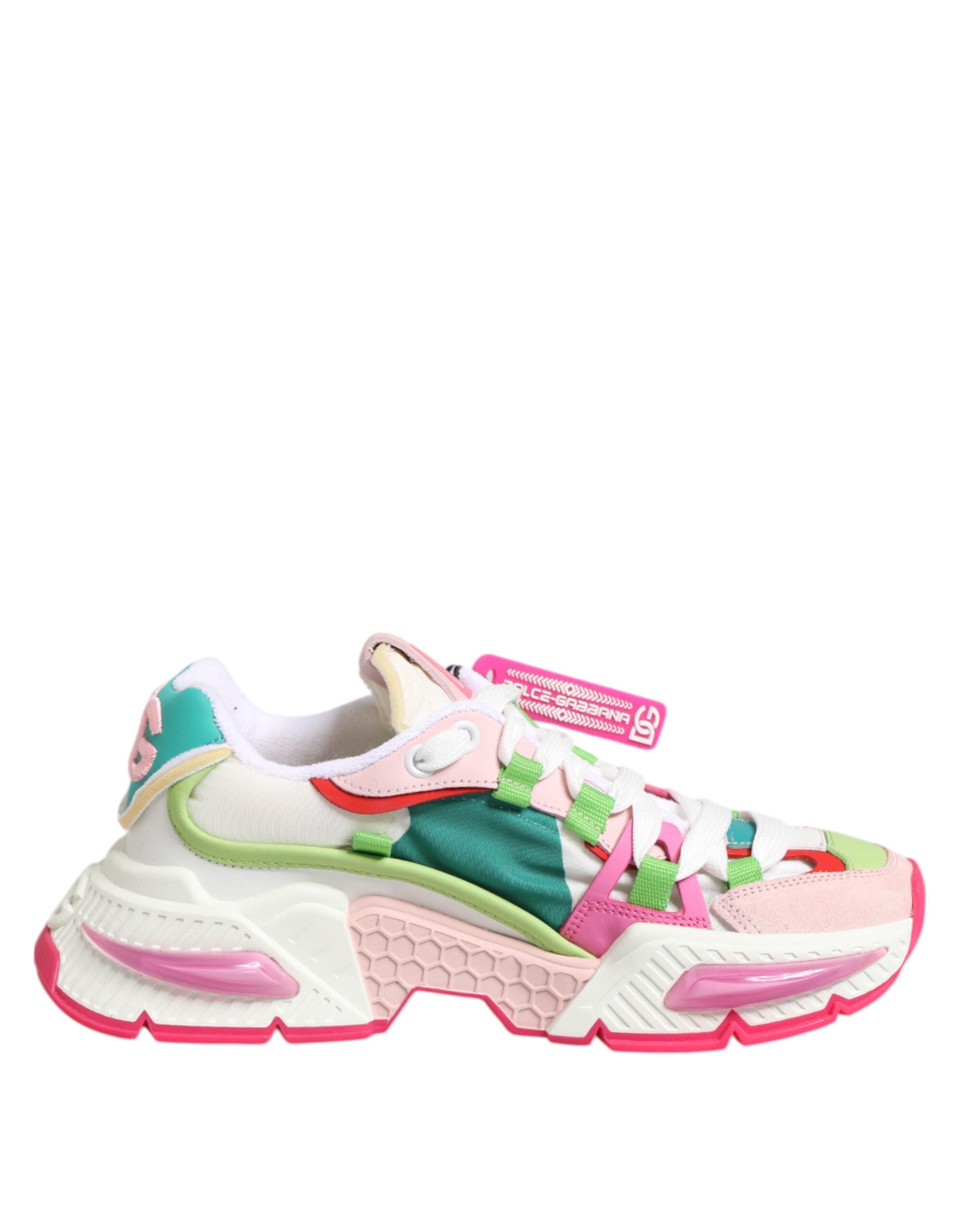 Multicolor Leather Airmaster Low Top Sneaker Shoes - ventzia