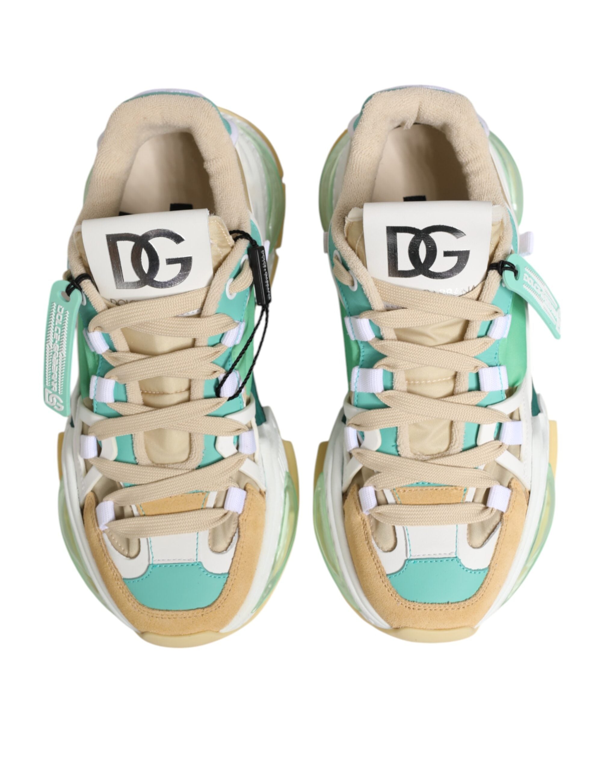 Multicolor Leather Airmaster Low Top Sneakers Shoes - ventzia