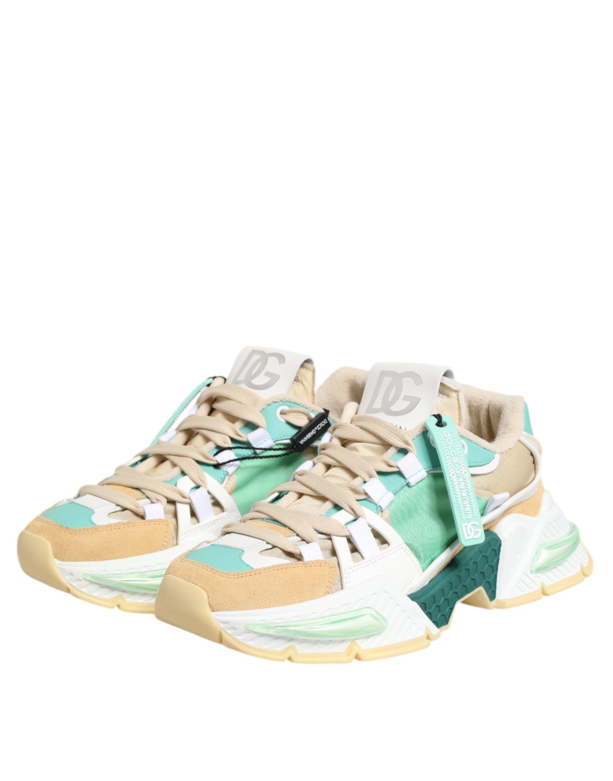 Multicolor Leather Airmaster Low Top Sneakers Shoes - ventzia