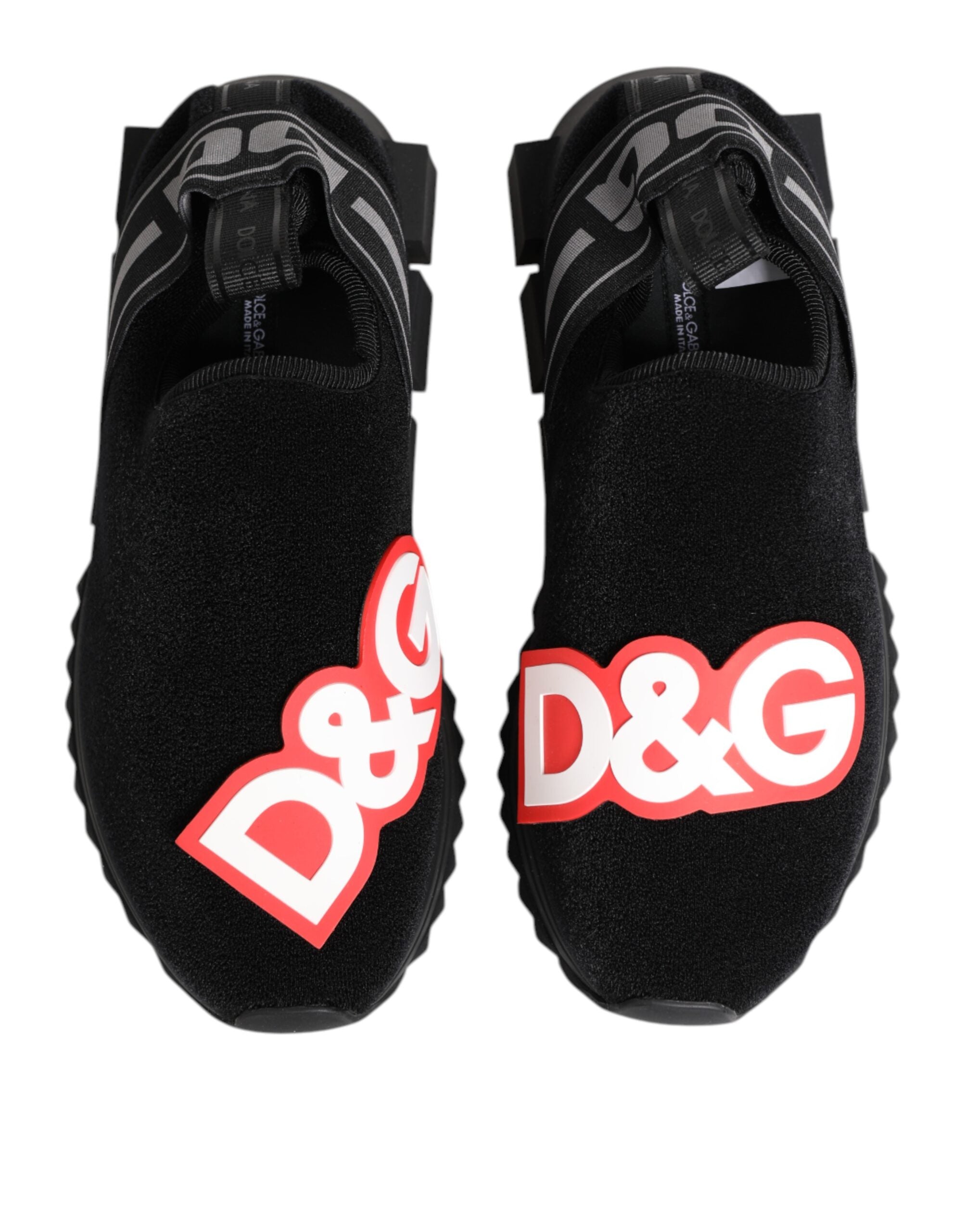 Black Grey Slip On Sorrento Sneakers Shoes - ventzia