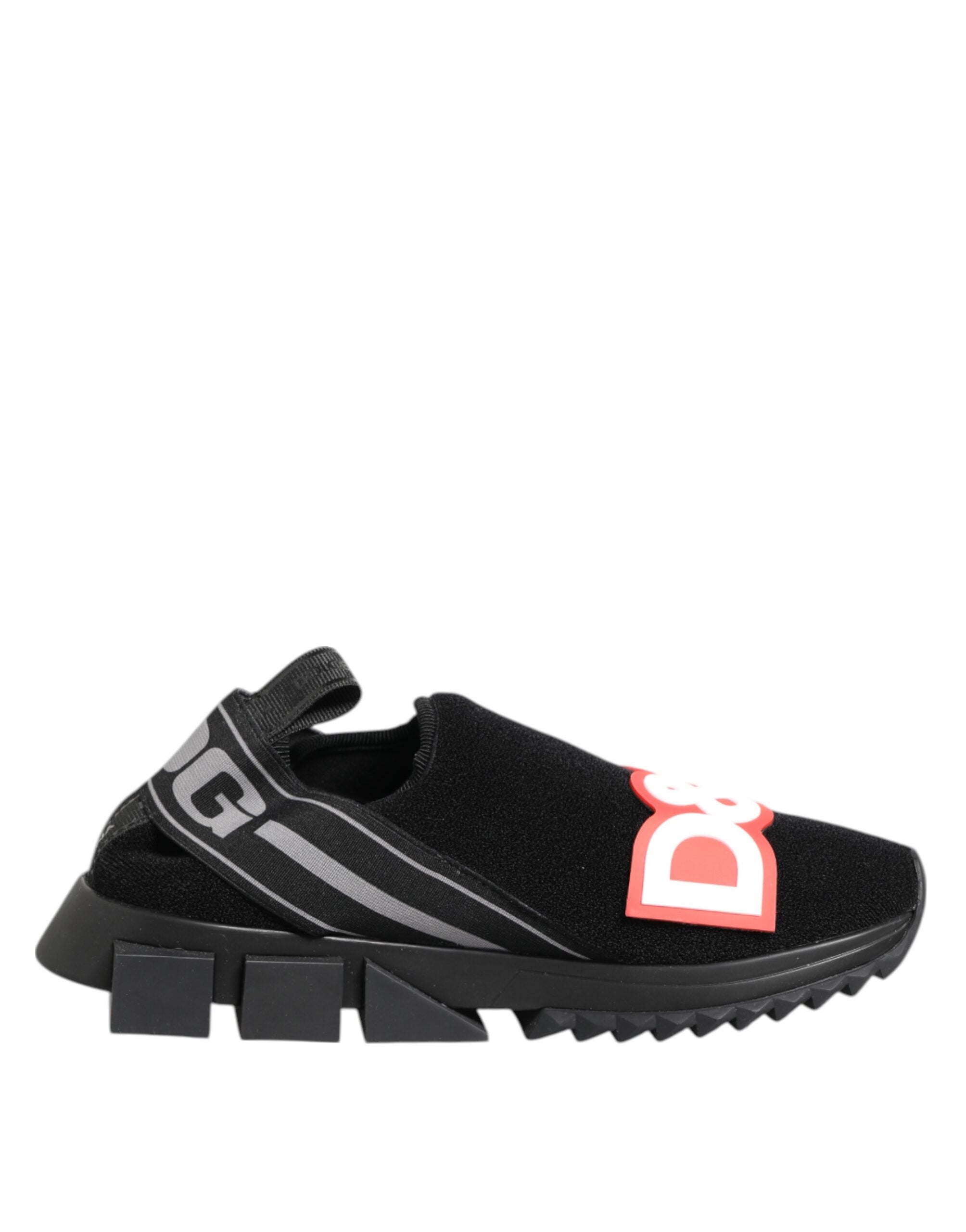 Black Grey Slip On Sorrento Sneakers Shoes - ventzia