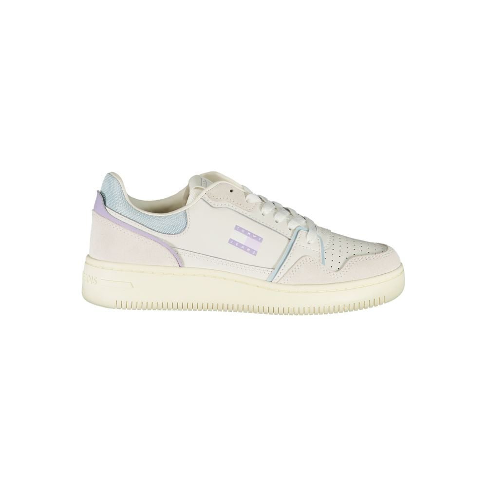 Bianco Polyurethane Women Sneaker - ventzia