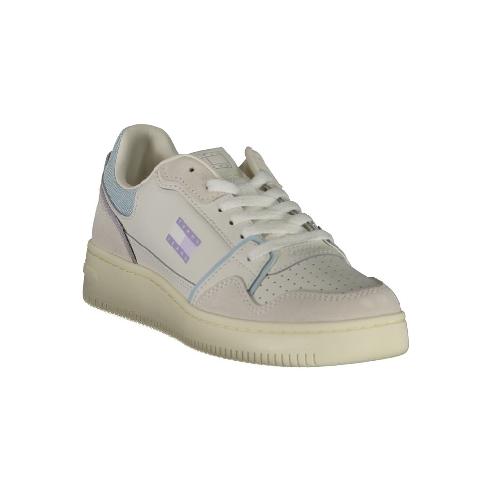 Bianco Polyurethane Women Sneaker - ventzia