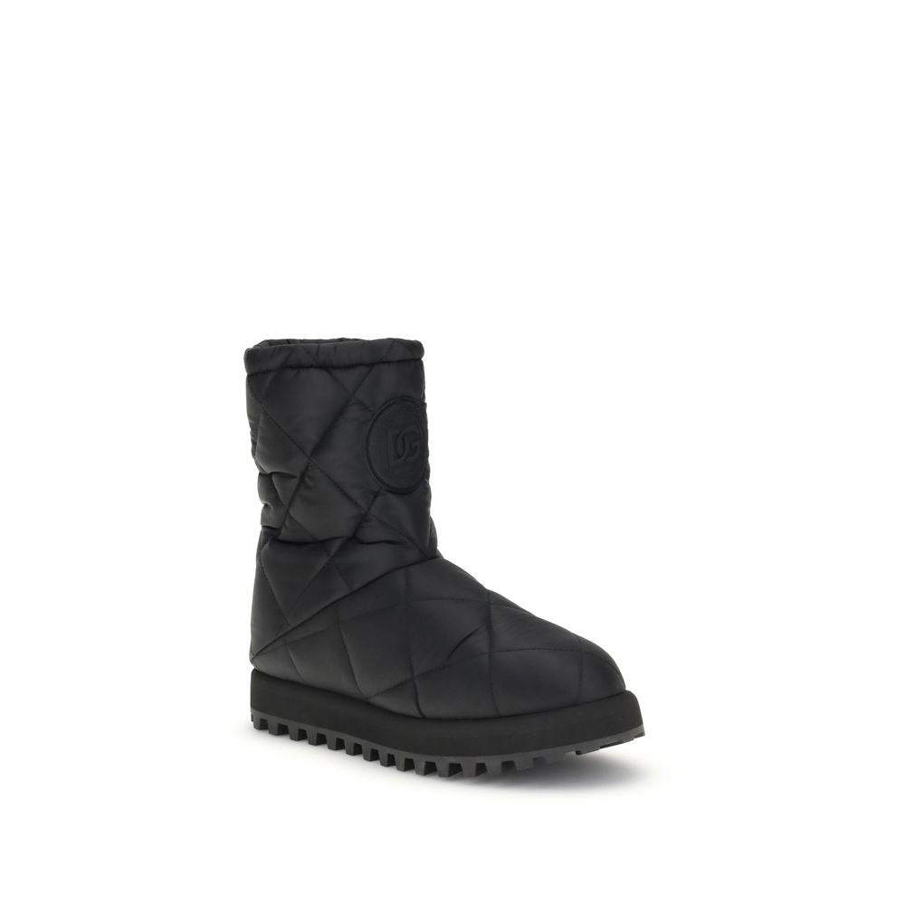 Black Polyamide Boots - ventzia