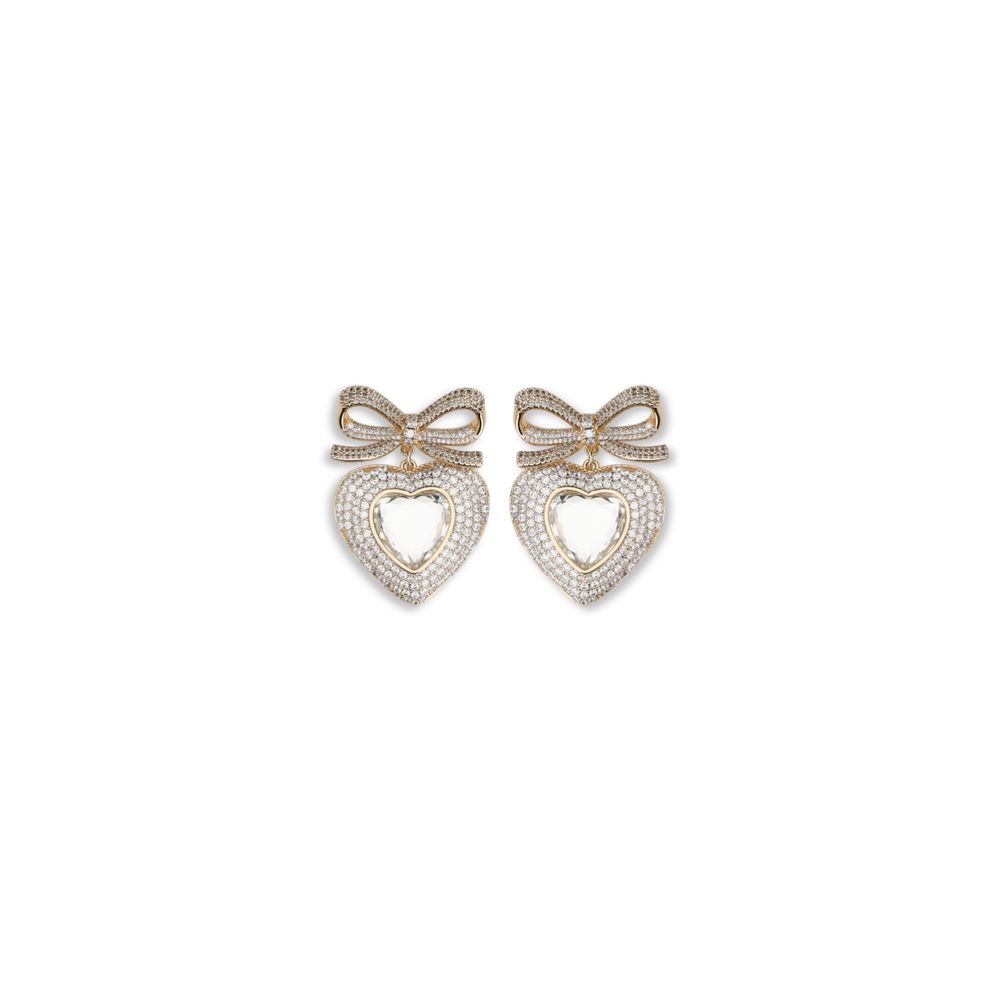 Gold Brass Earrings - ventzia