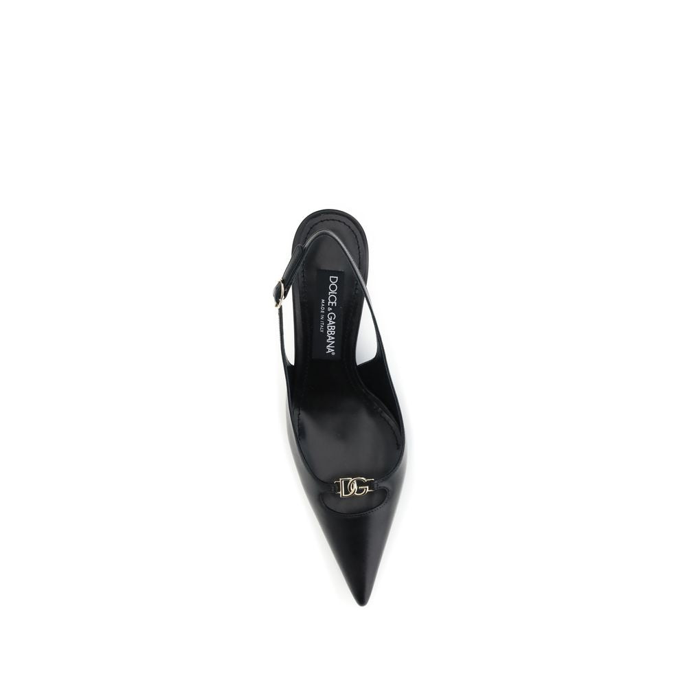 Black Goatskin High Heel Pumps - ventzia
