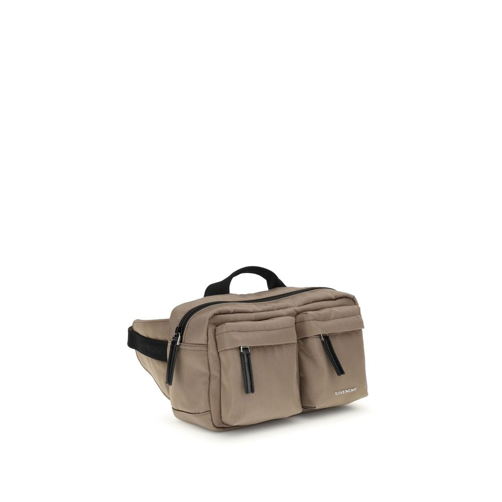 Beige Polyamide Handbag - ventzia